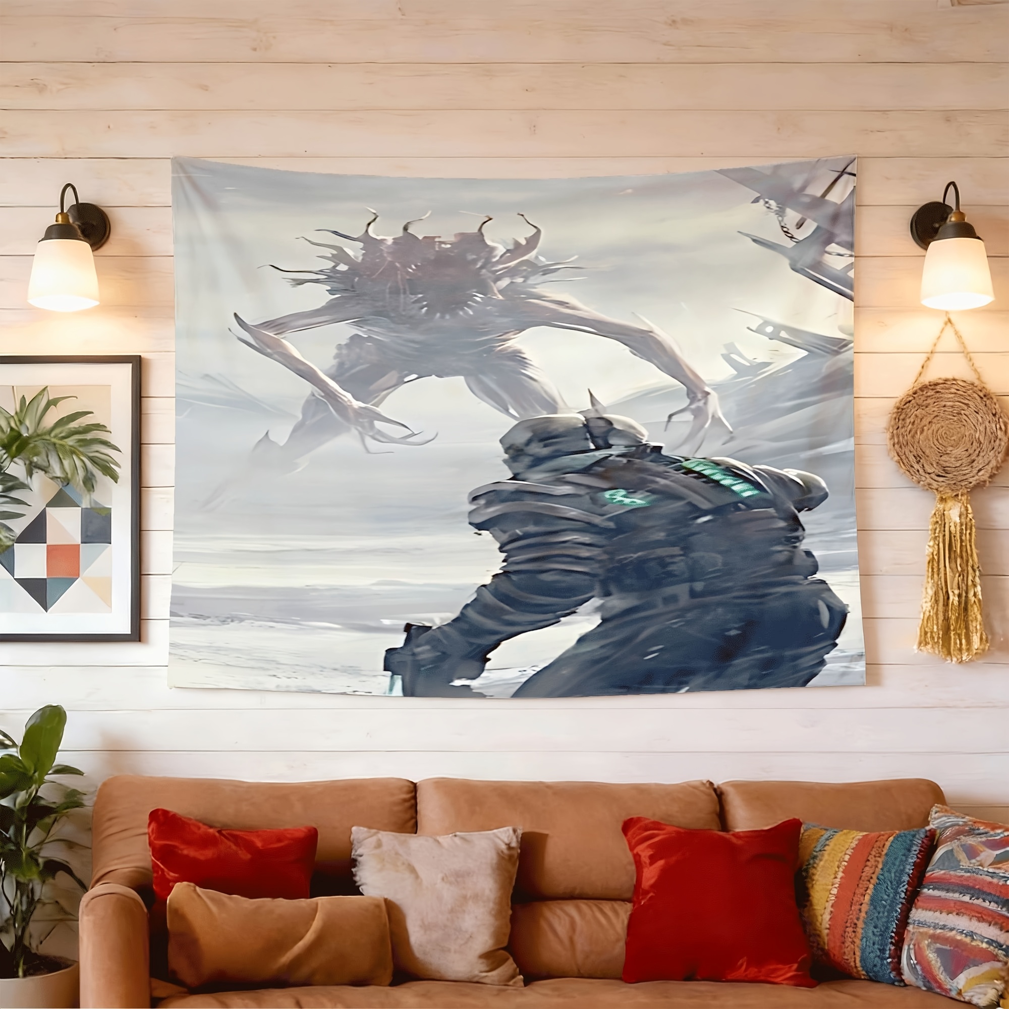 Home Office Icon - Dead Space-Themed Tapestry Wall Hanging -