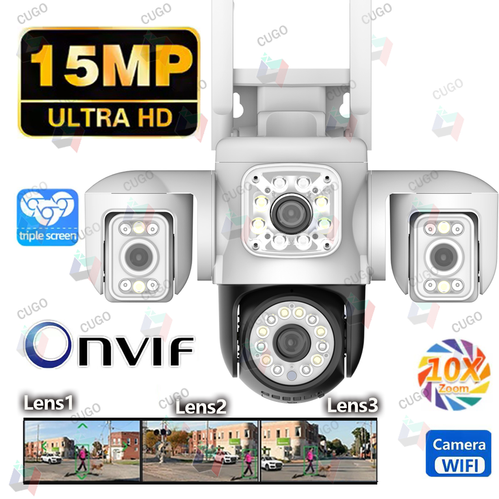 Home Office With View - 8K 15MP WiFi Camera Outdoor Four