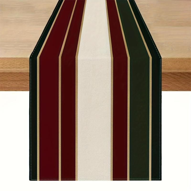 Home Office Layout - Vintage Color - Block Stripe Table