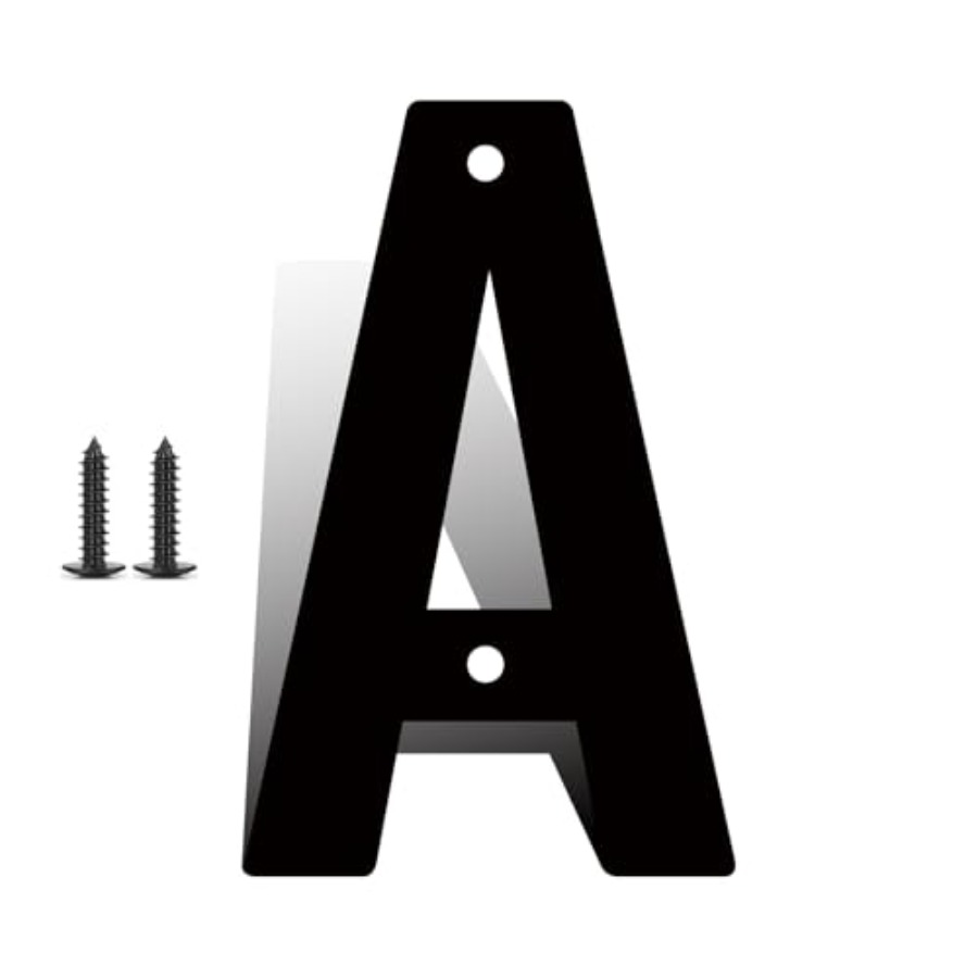 Address Home Office - Metal Letters, Metal House Letters,,Outdoor Address