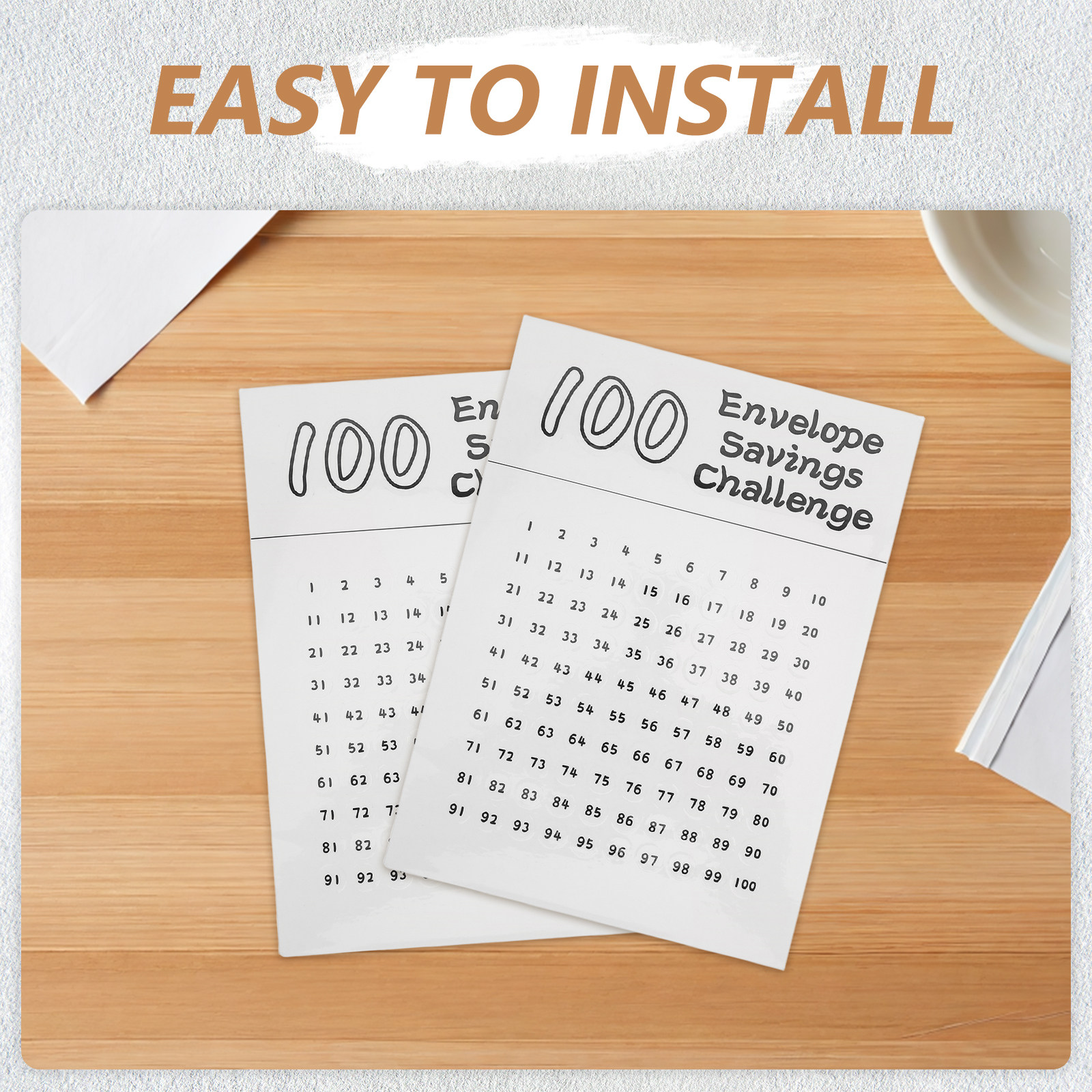 Round Number Stickers 1-100 Sm - مراجعة Address Home Office وسعره