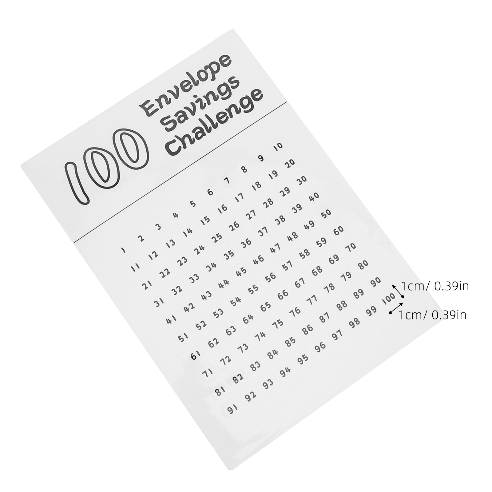 Round Number Stickers 1-100 Sm - مراجعة Address Home Office وسعره