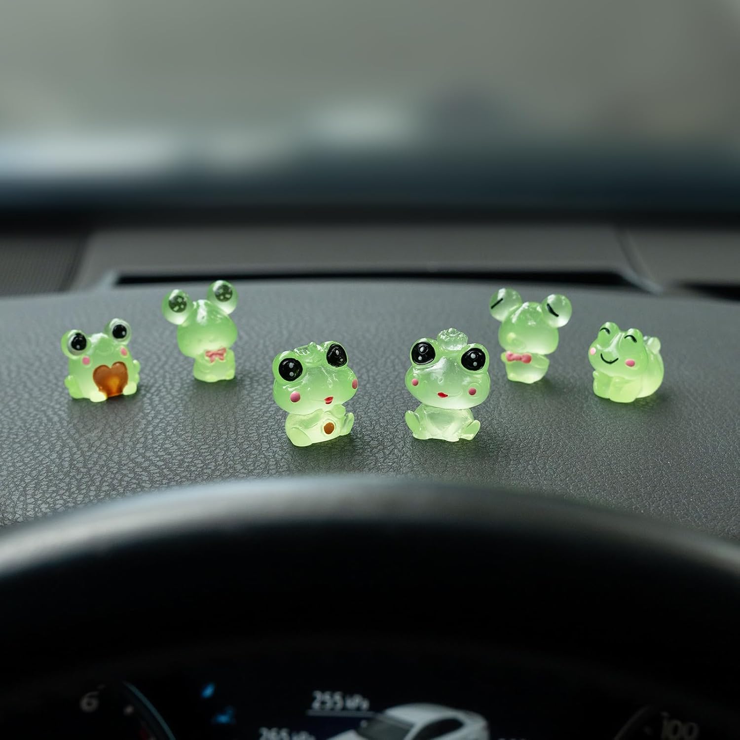 6PCS Fun Luminous Frog Car Das - مراجعة Home Office With View وسعره