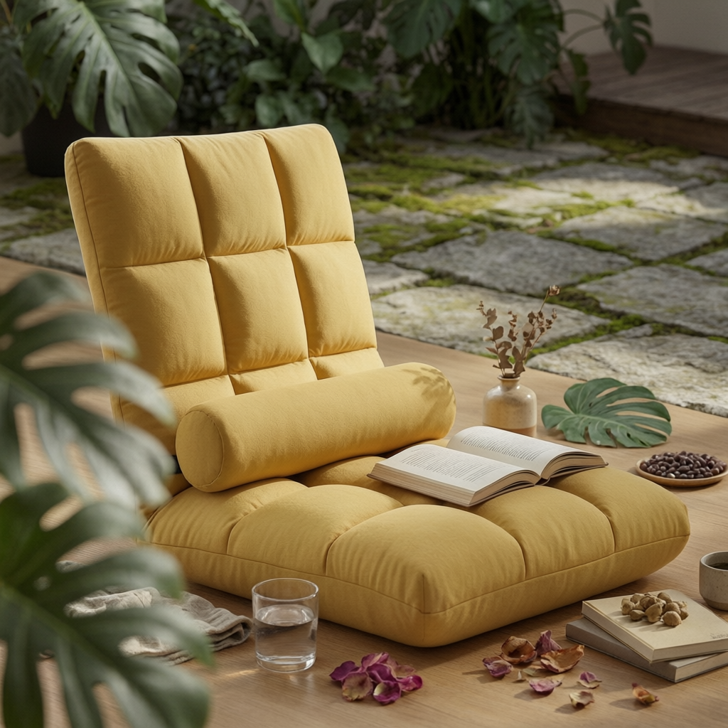 Padded Floor Lounge Chair Quil - مراجعة Home Office Design وسعره