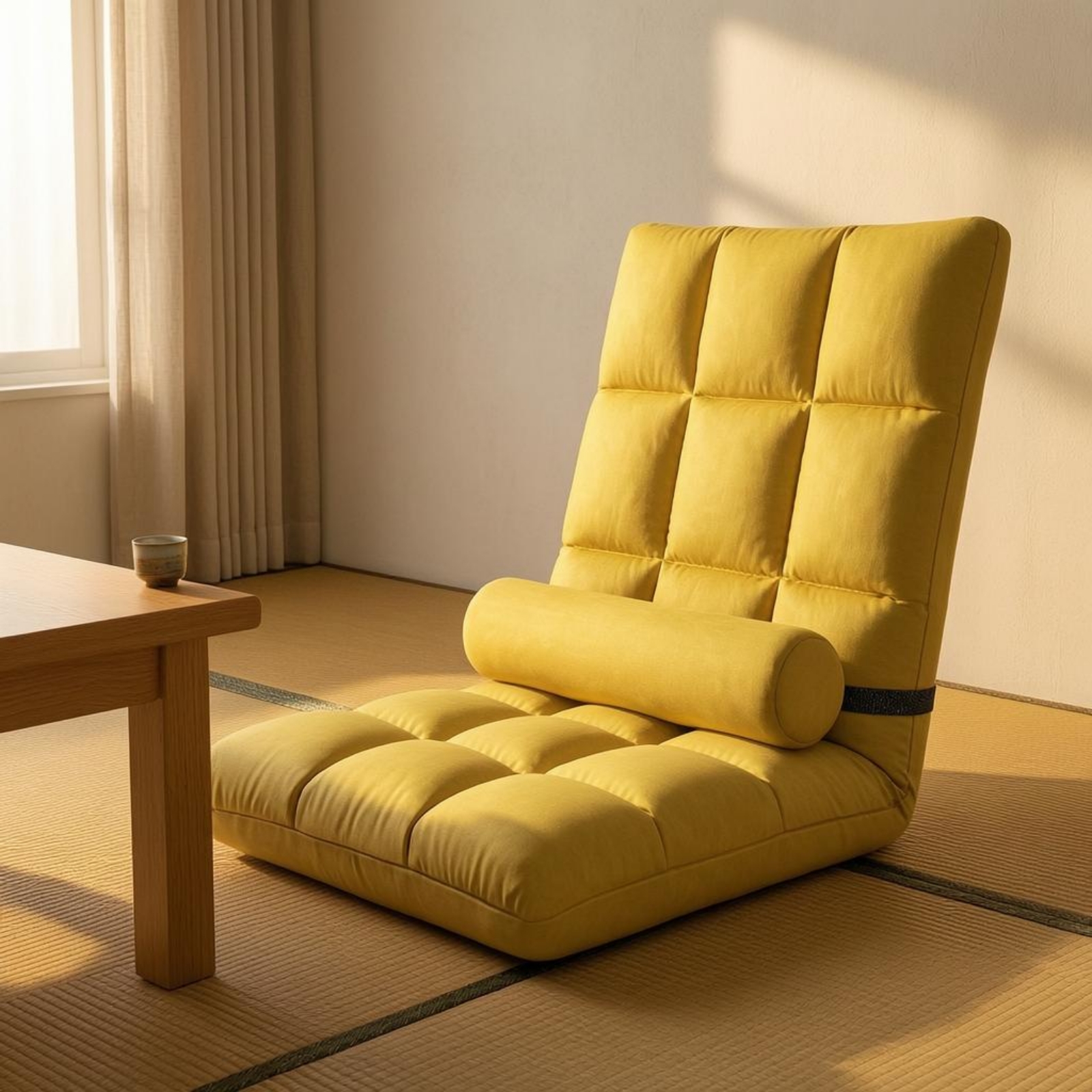 Padded Floor Lounge Chair Quil - مراجعة Home Office Design وسعره