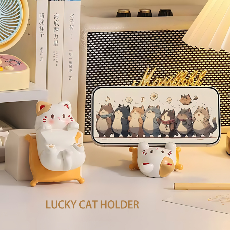 Cute Cartoon Cat Desktop Ornam - مراجعة Home Office Design وسعره