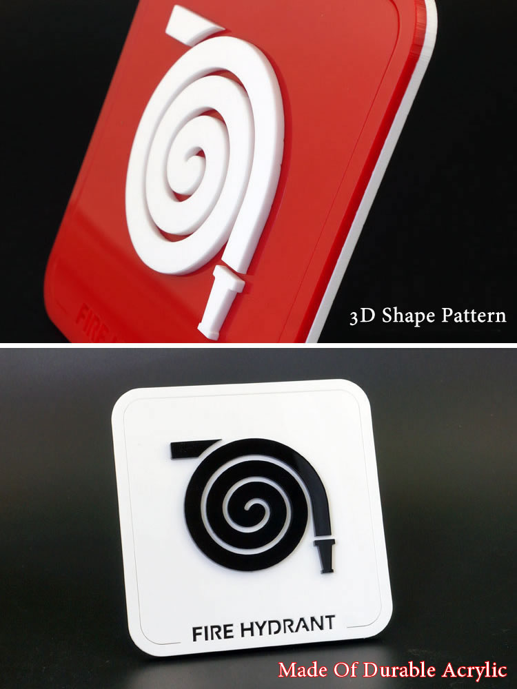 Waterproof Acrylic Warning Sig - مراجعة Home Office Icon وسعره