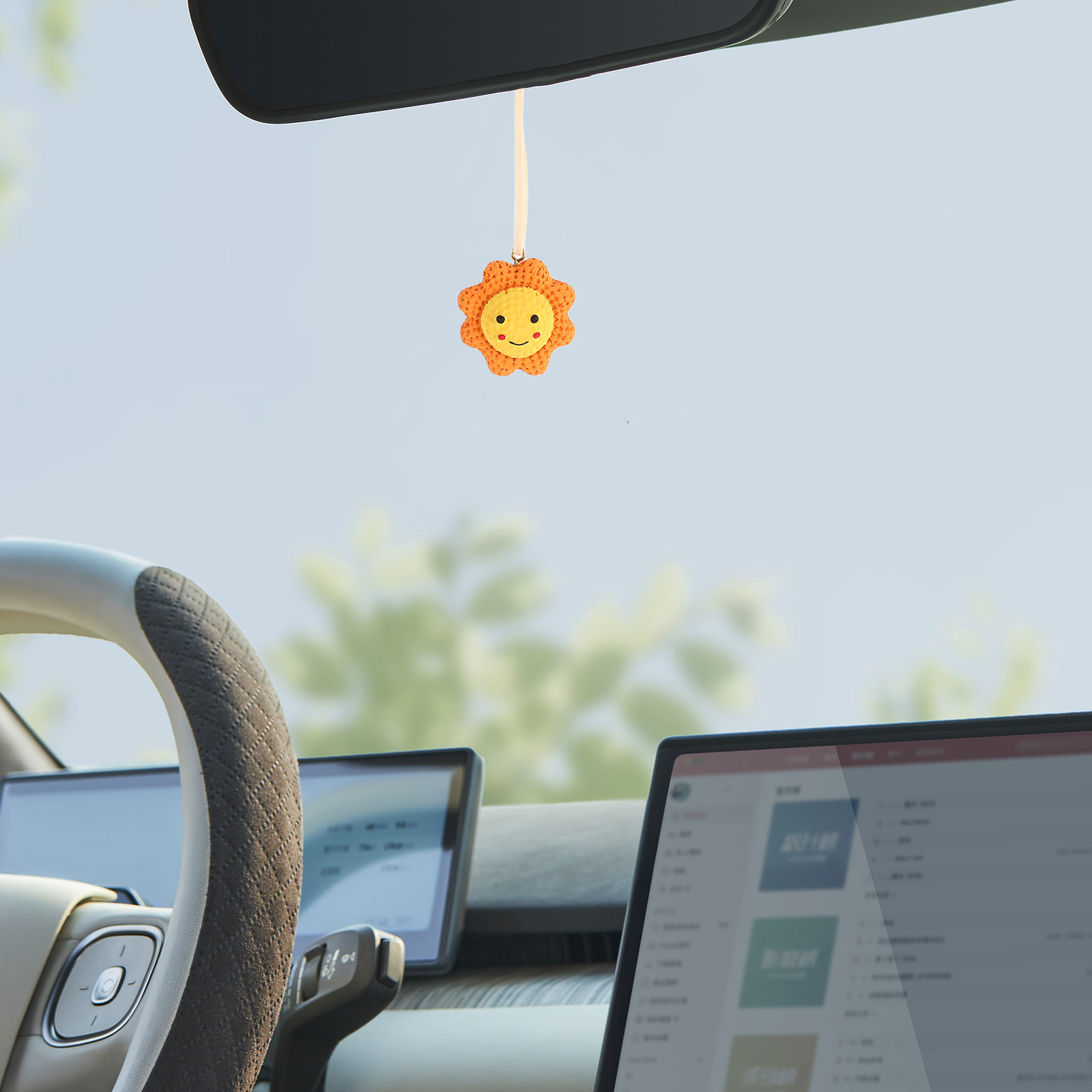 Car Rear View Mirror Pendant R - مراجعة Home Office With View وسعره