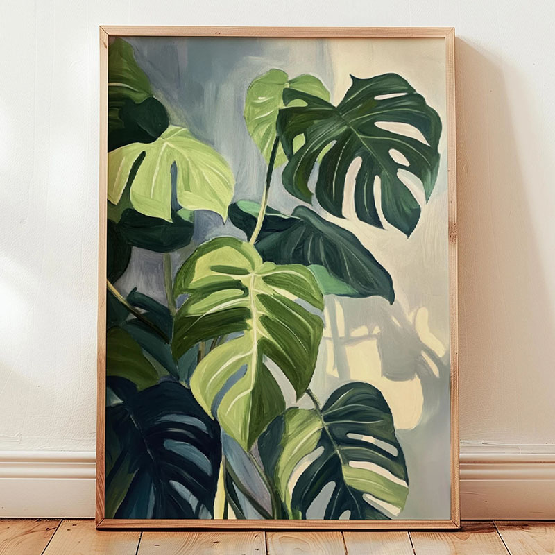 1pc Modern Houseplants Leaves  - مراجعة Home Office Youtube وسعره