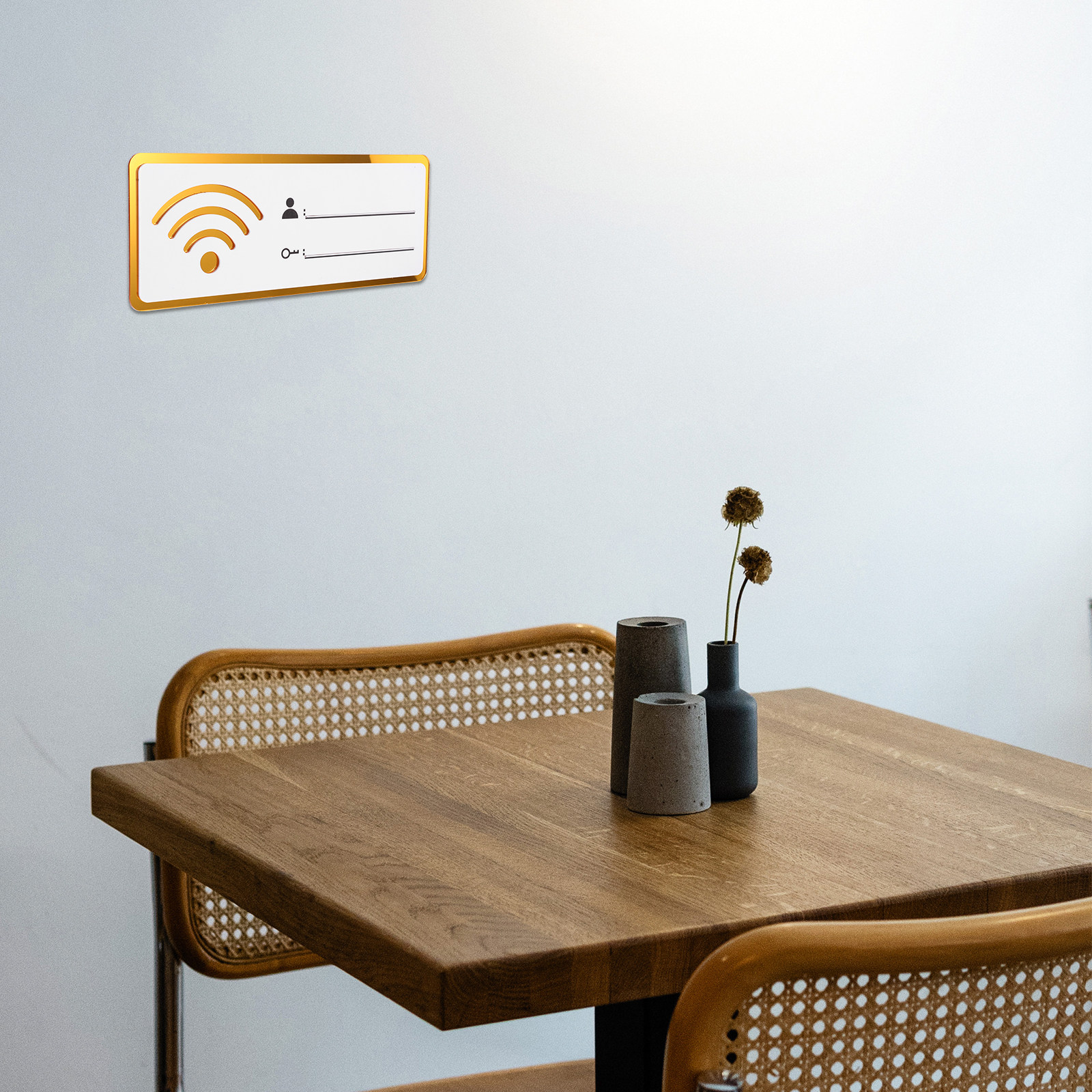 Acrylic WiFi Password Sign Wal - مراجعة Home Office Updates وسعره