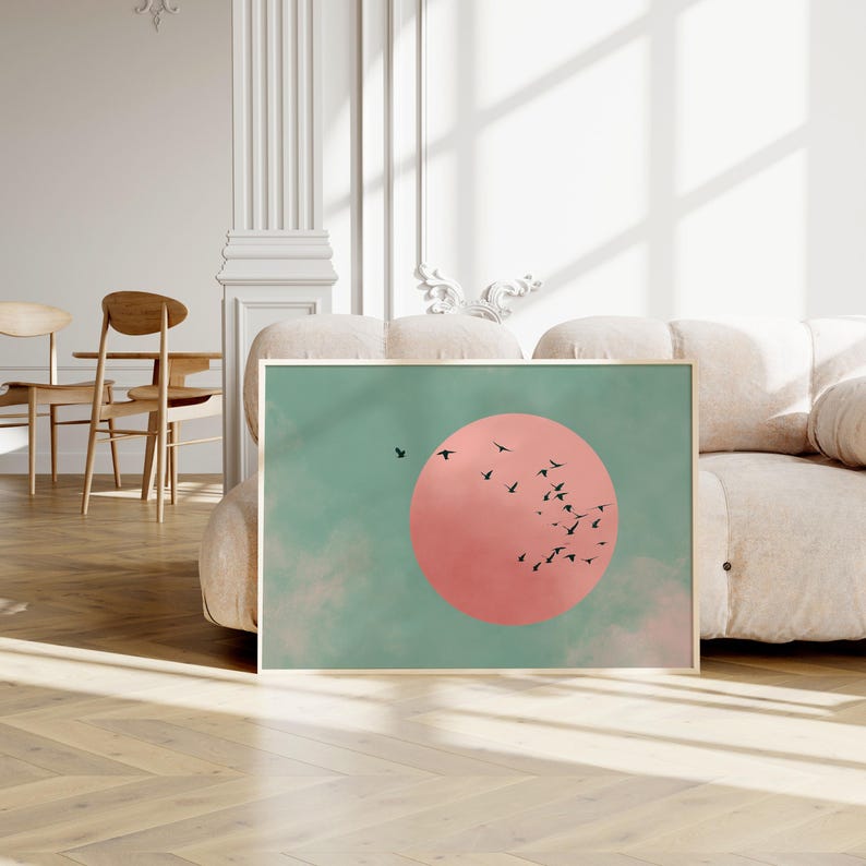 Japanese Sun & Cranes Canvas W - مراجعة Home Office Youtube وسعره