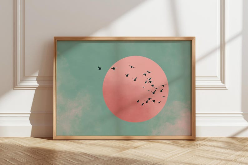 Japanese Sun & Cranes Canvas W - مراجعة Home Office Youtube وسعره
