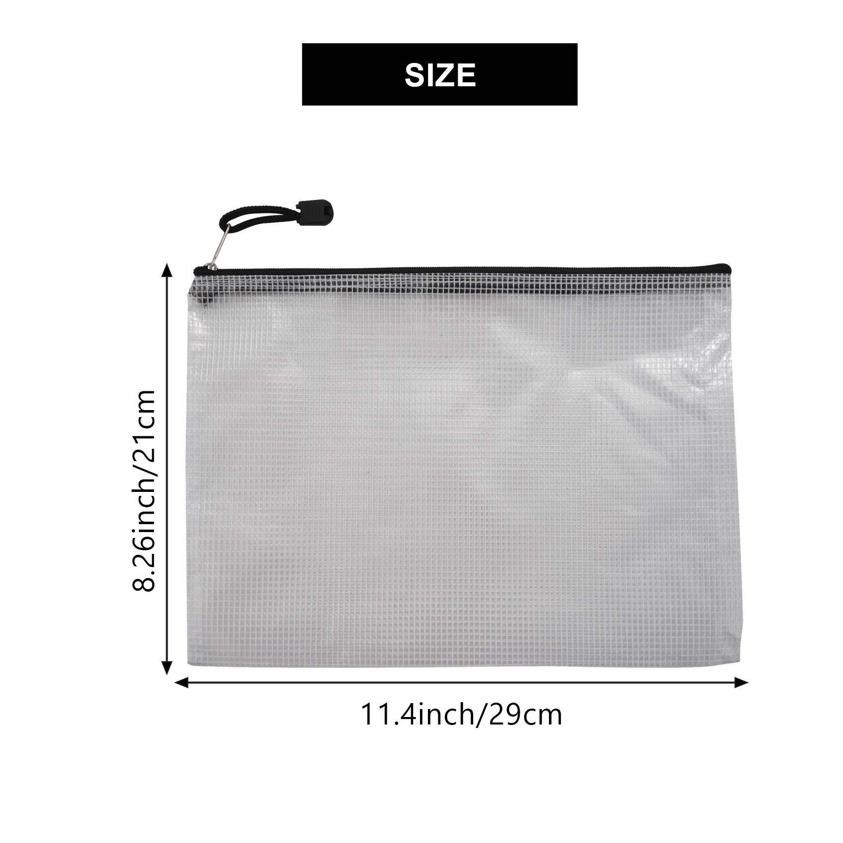 20Pcs B5 Zipper Document Pouch - مراجعة Home Office Bagas وسعره