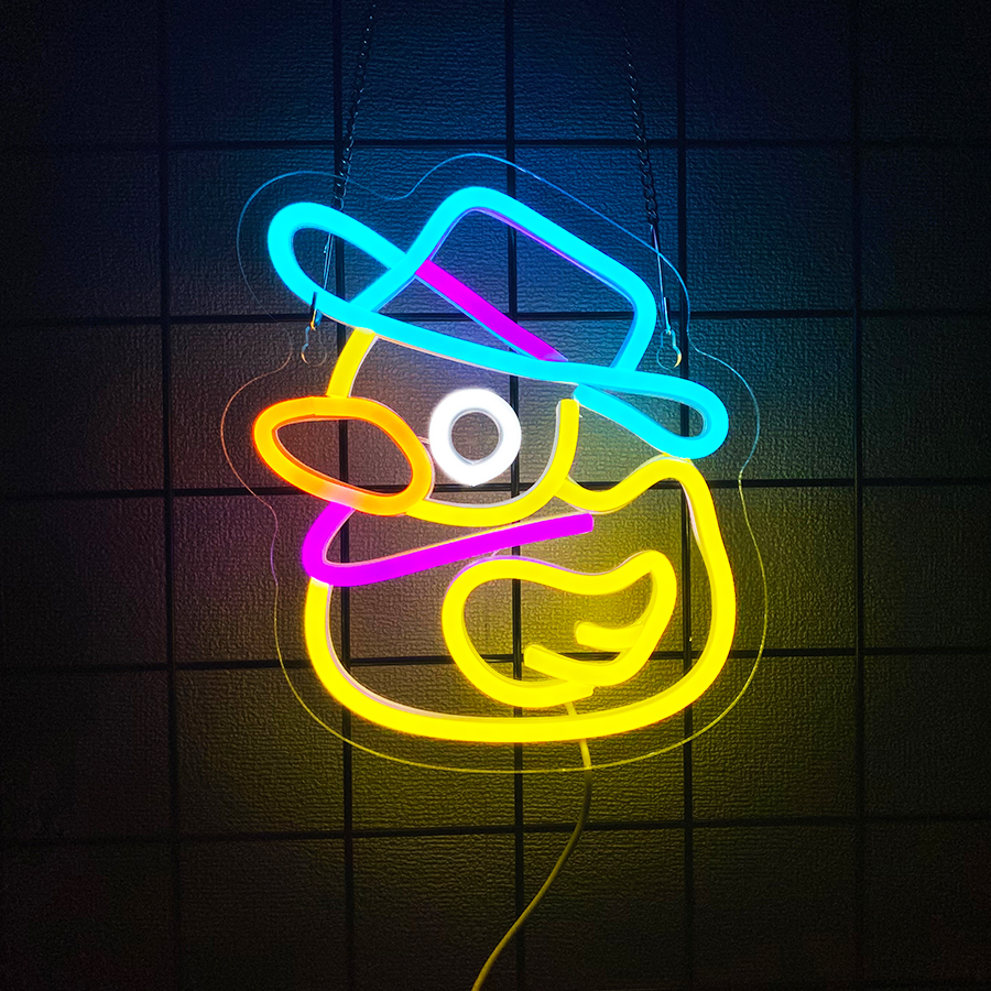 Cowboy Duck Led Neon Signs, Cu - مراجعة Home Office Icon وسعره