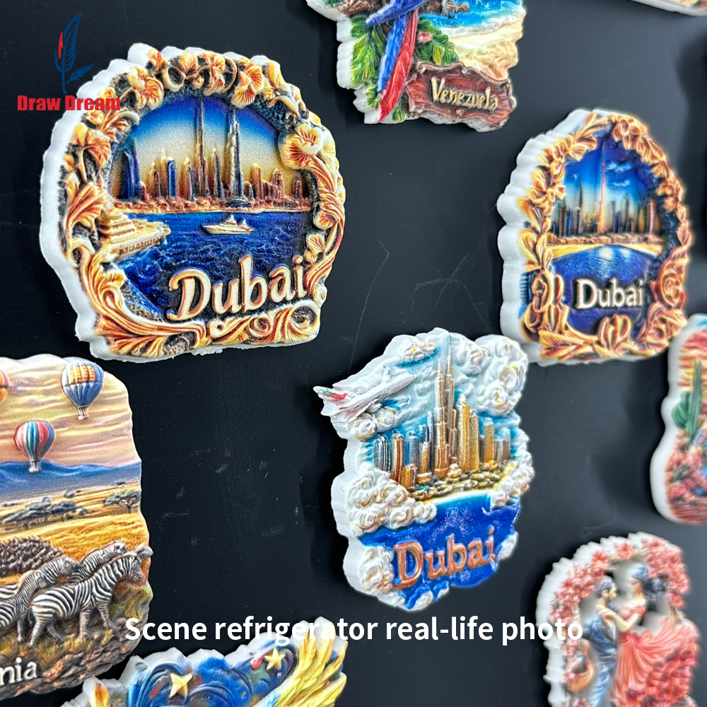 1Pc Dubai Creative 3D Refriger - مراجعة Home Office Dubai وسعره