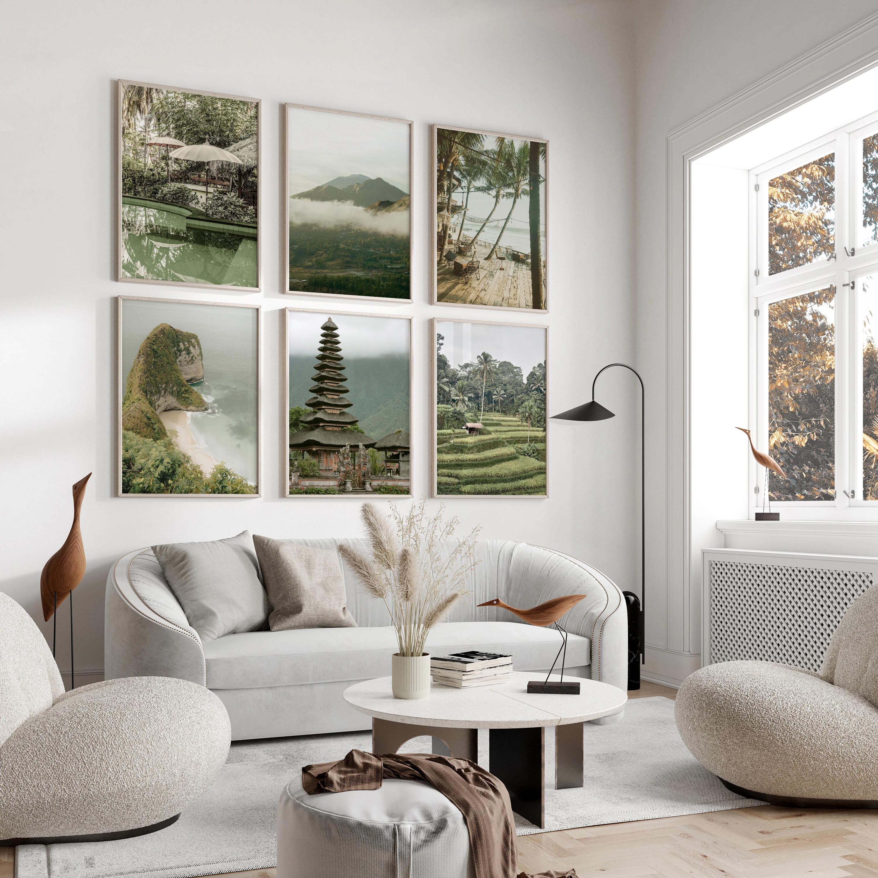 1pc Bali Canvas Art Print - Se - مراجعة Home Office Bali وسعره
