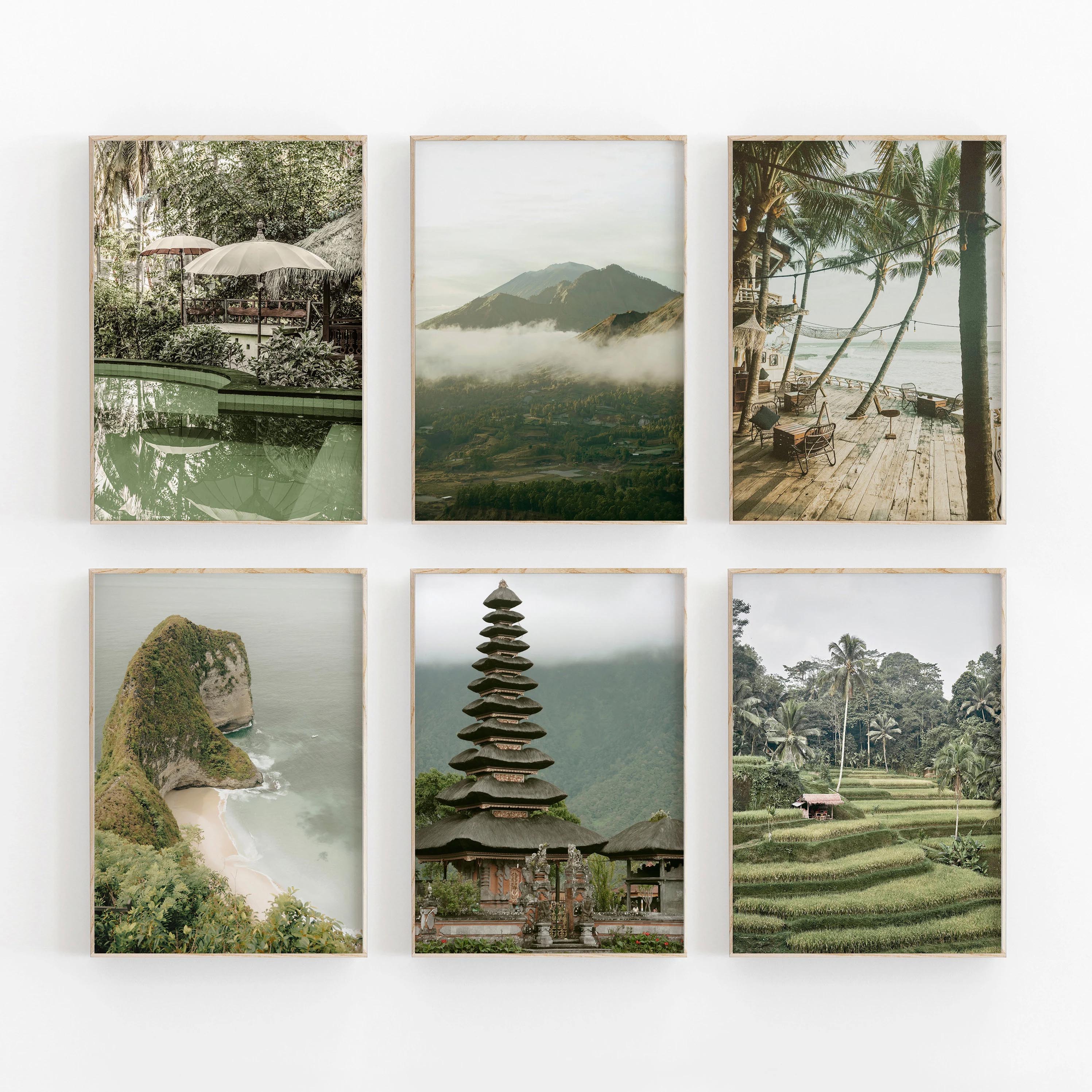 1pc Bali Canvas Art Print - Se - مراجعة Home Office Bali وسعره