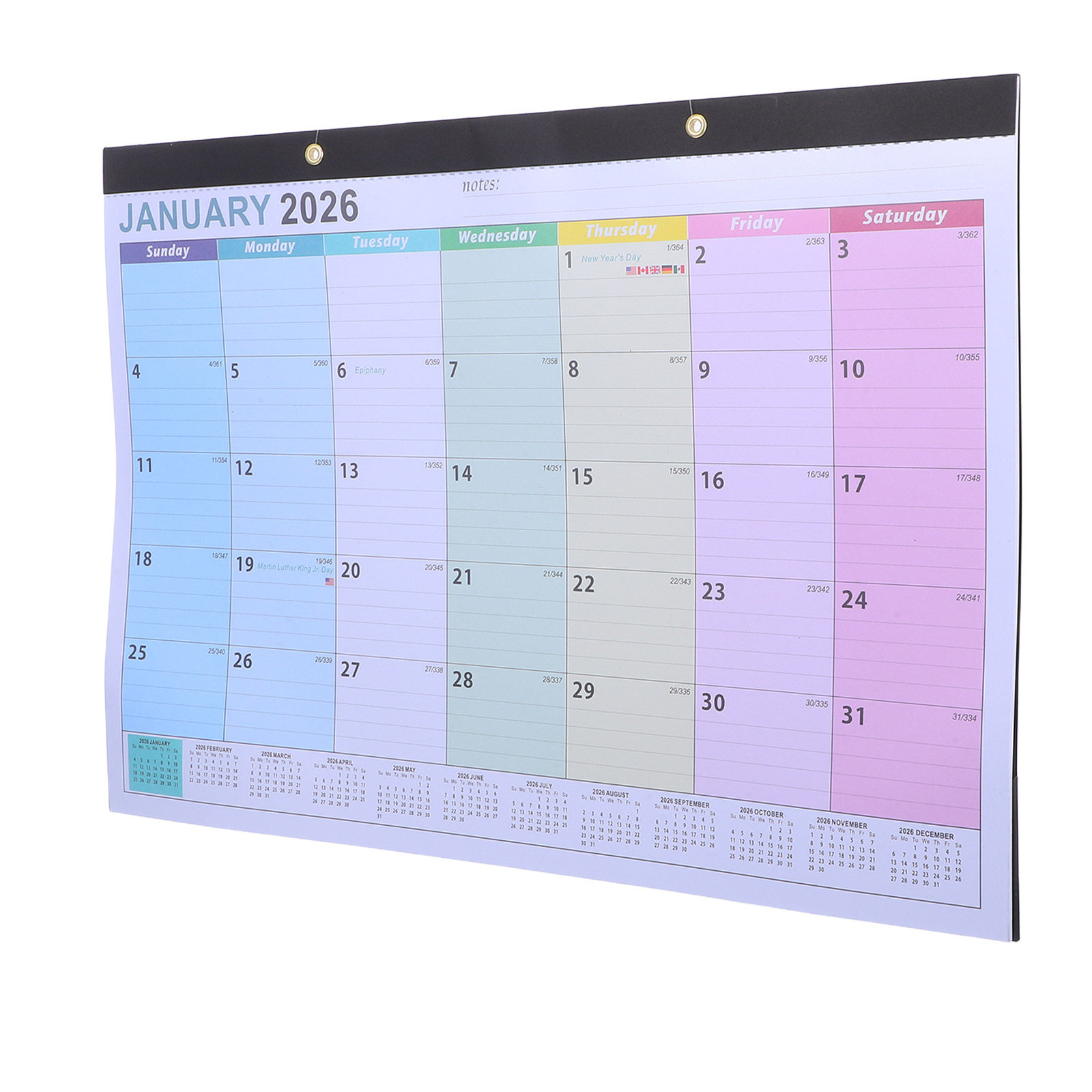 Wall Calendar 2026 18-Month Ha - مراجعة Home Office Layout وسعره