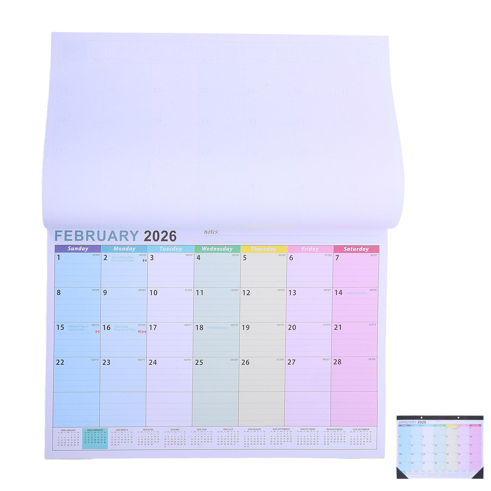 Wall Calendar 2026 18-Month Ha - مراجعة Home Office Layout وسعره