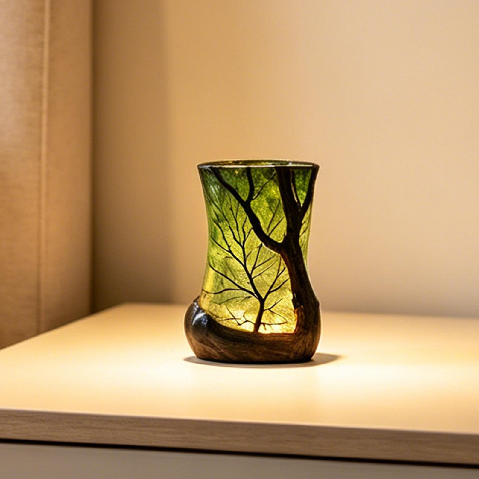 Bedside Table Lamp Forest Nigh - مراجعة Home Office With Bookshelves وسعره