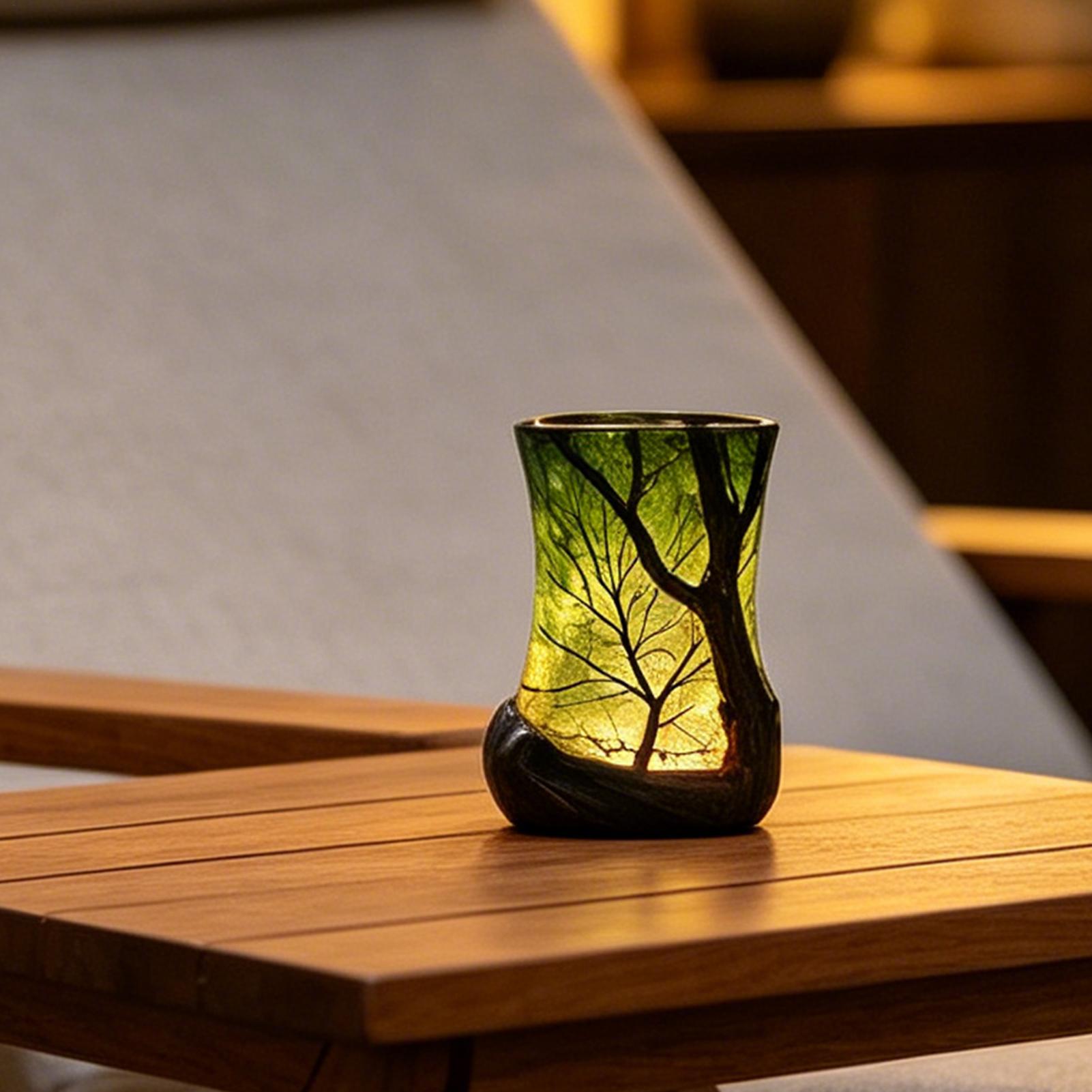 Bedside Table Lamp Forest Nigh - مراجعة Home Office With Bookshelves وسعره