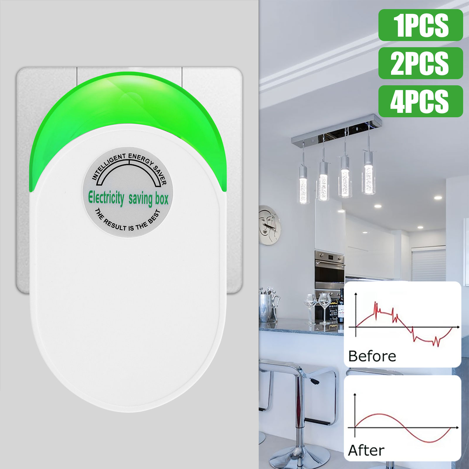 1/2/4Pcs Update Electricity Sa - مراجعة Home Office Updates وسعره