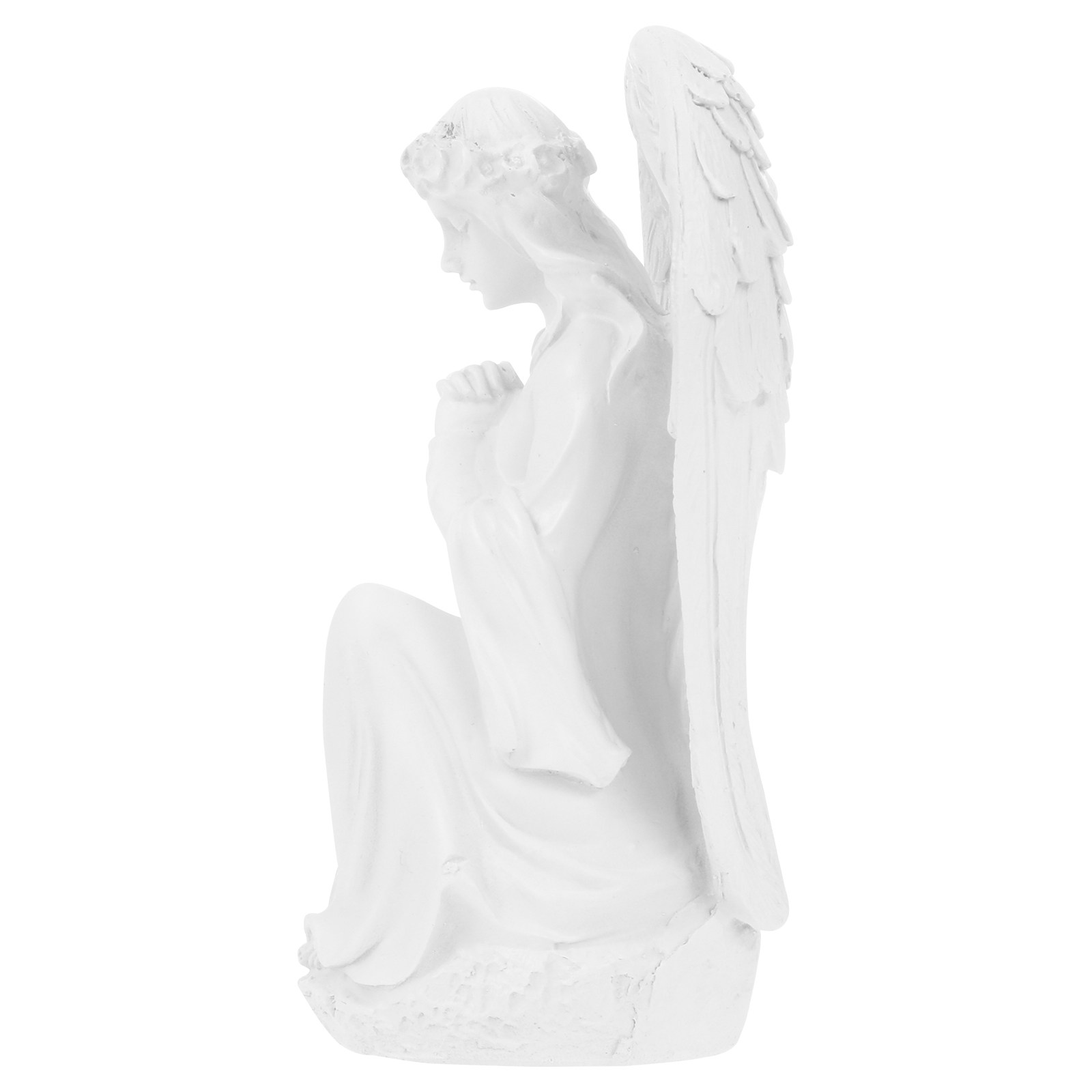 1Pcs Praying Angel Desktop Orn - مراجعة Home Office With Bookshelves وسعره