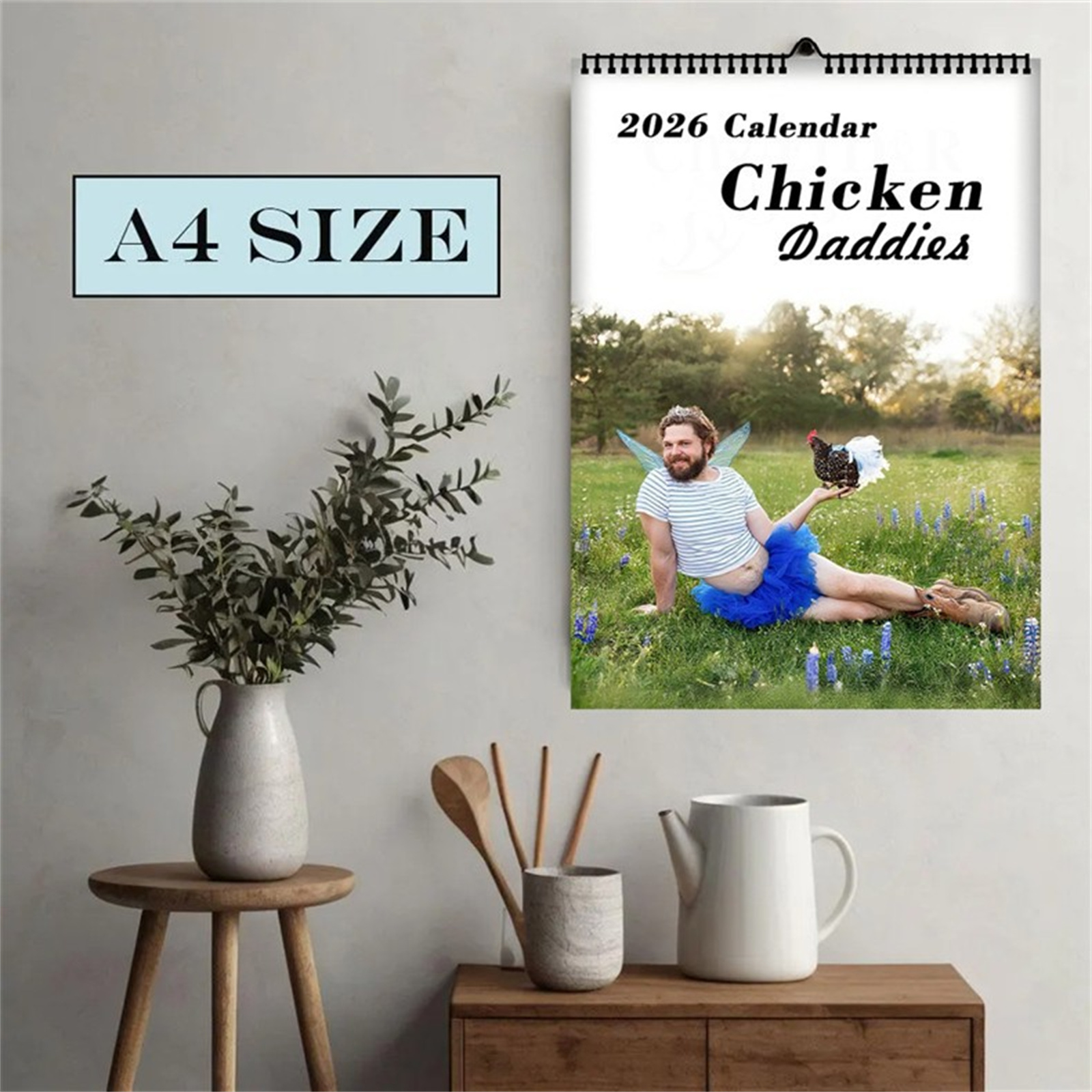 2026 Funny Chicken Daddy Wall  - مراجعة Home Office Design وسعره