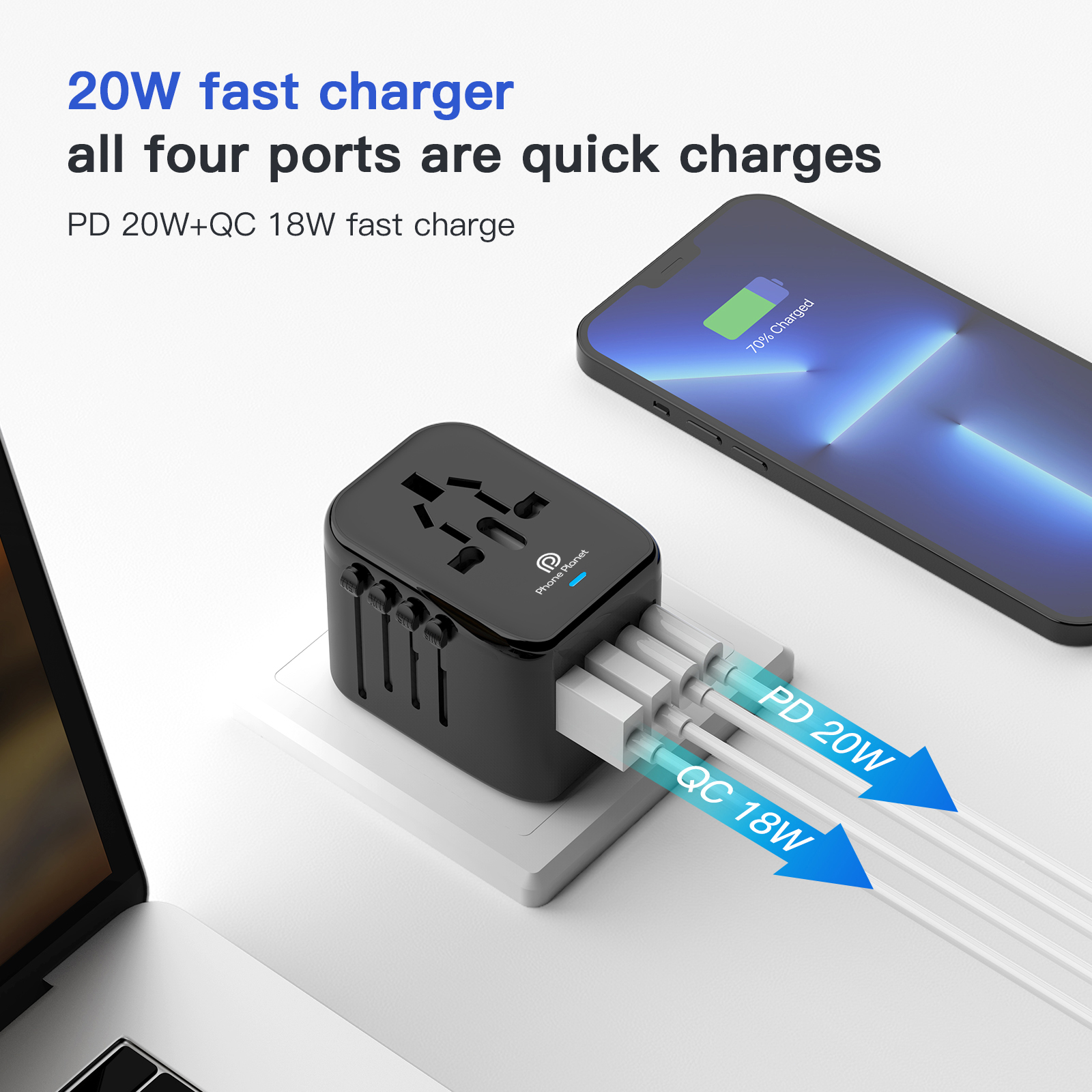 20W Smart Overload Protection  - مراجعة Home Office Vivo وسعره