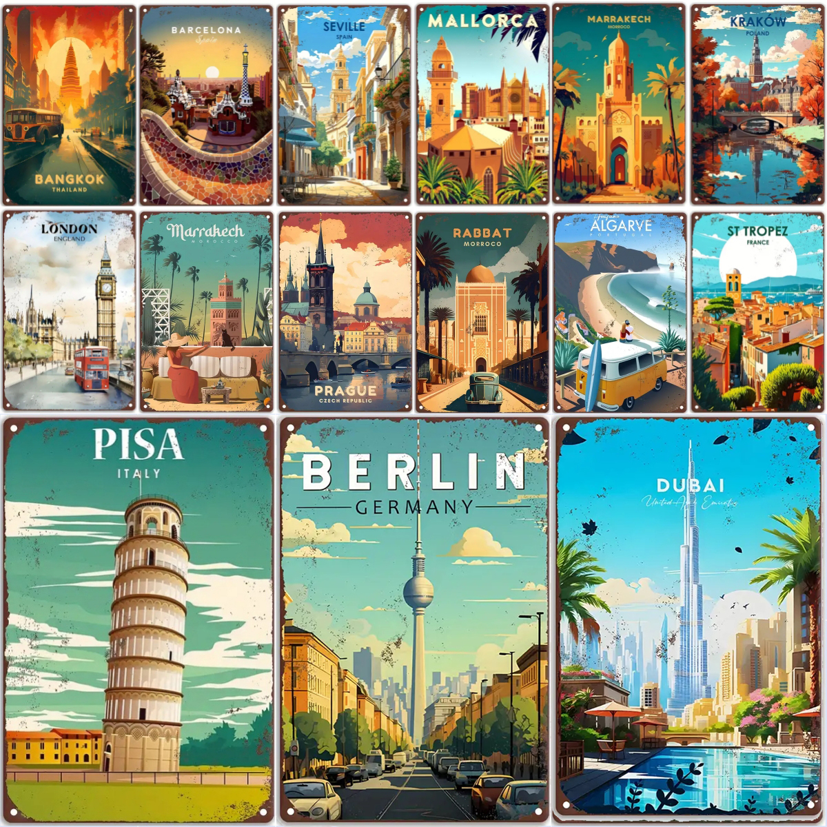 Vintage Travel Round The World - مراجعة Home Office Dubai وسعره