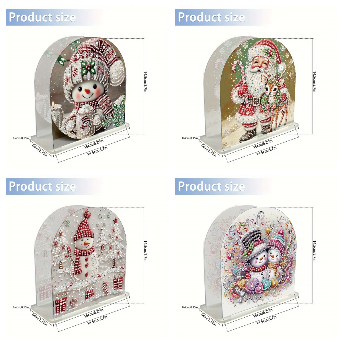 1 Piece/Set DIY Christmas Diam - مراجعة Home Office Bagas وسعره
