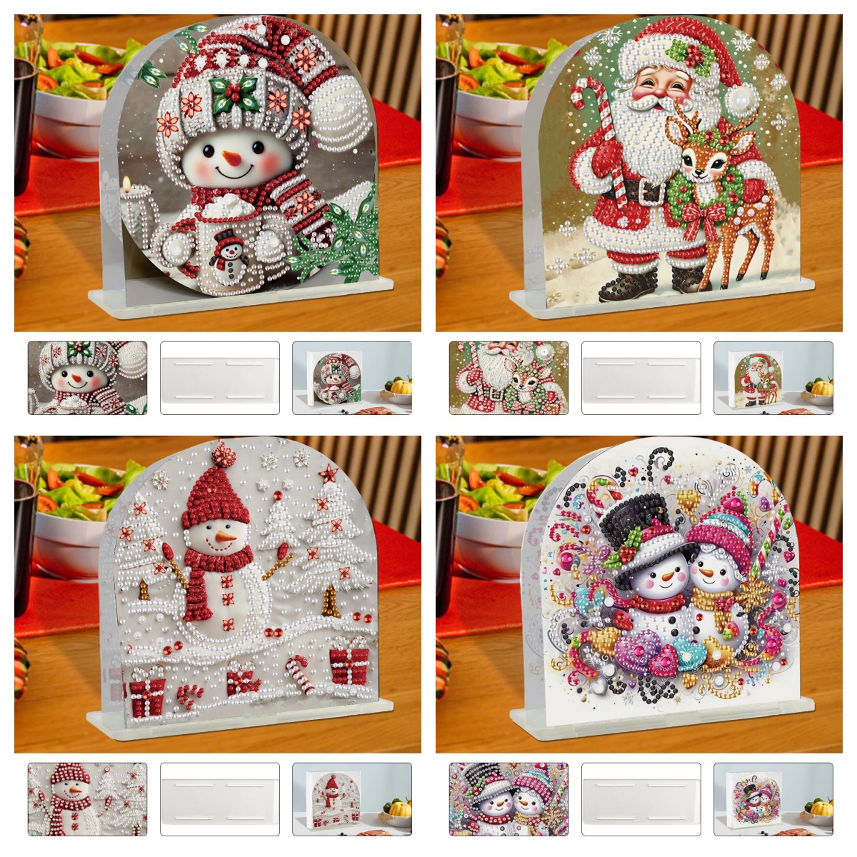 1 Piece/Set DIY Christmas Diam - مراجعة Home Office Bagas وسعره