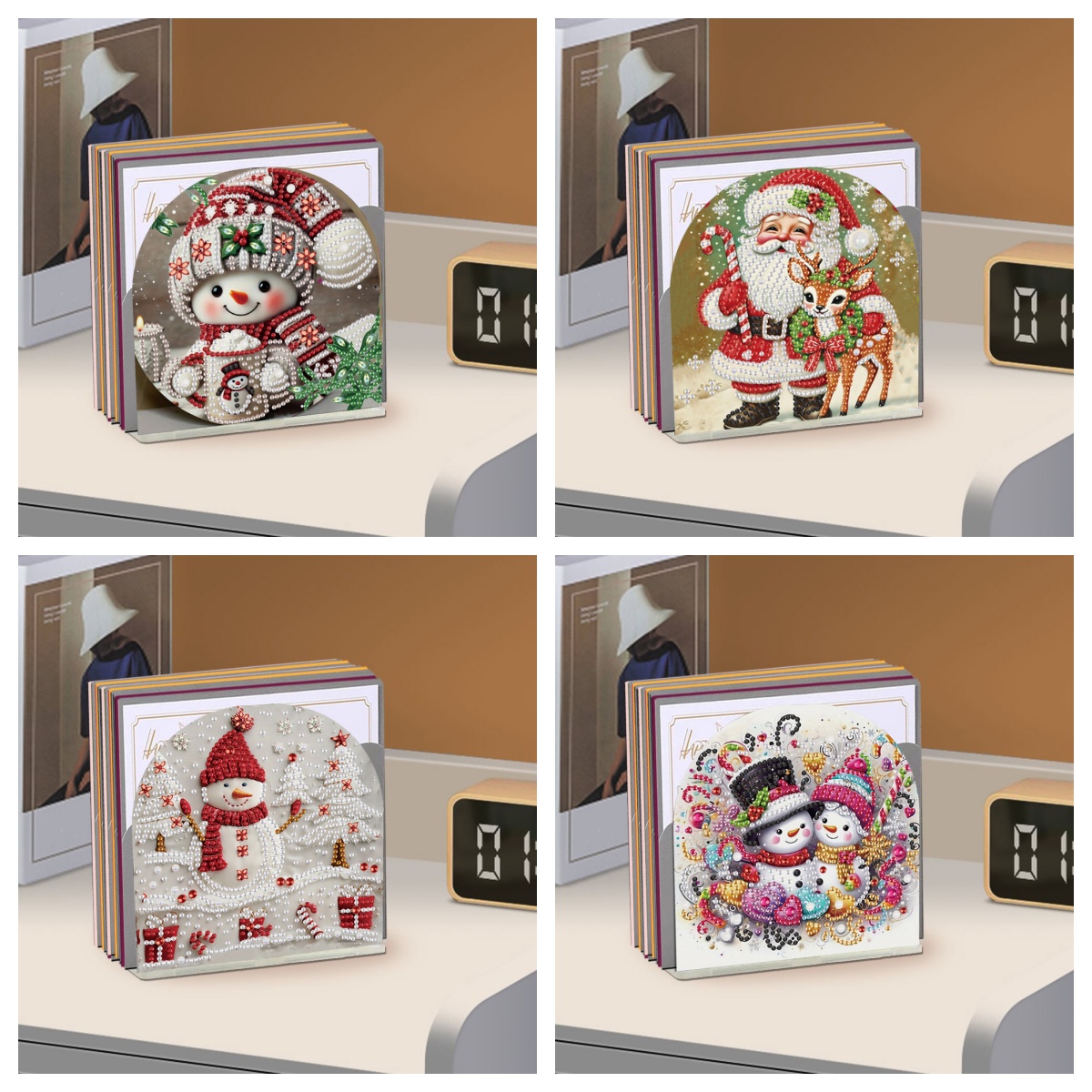 1 Piece/Set DIY Christmas Diam - مراجعة Home Office Bagas وسعره