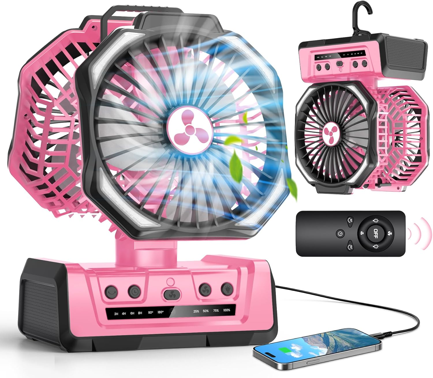 Portable Oscillating Fan Batte - مراجعة Home Office Layout وسعره