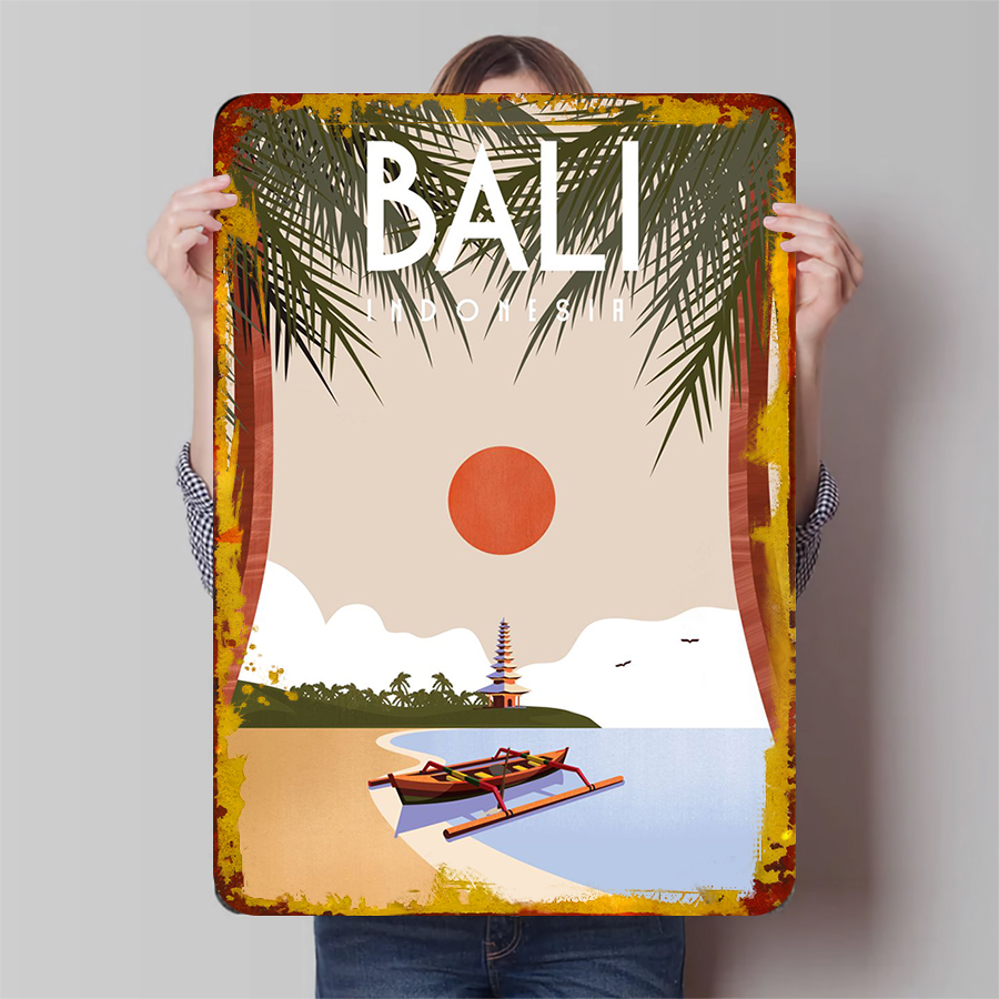 Bali Indonesia Scenery Metal W - مراجعة Home Office Bali وسعره