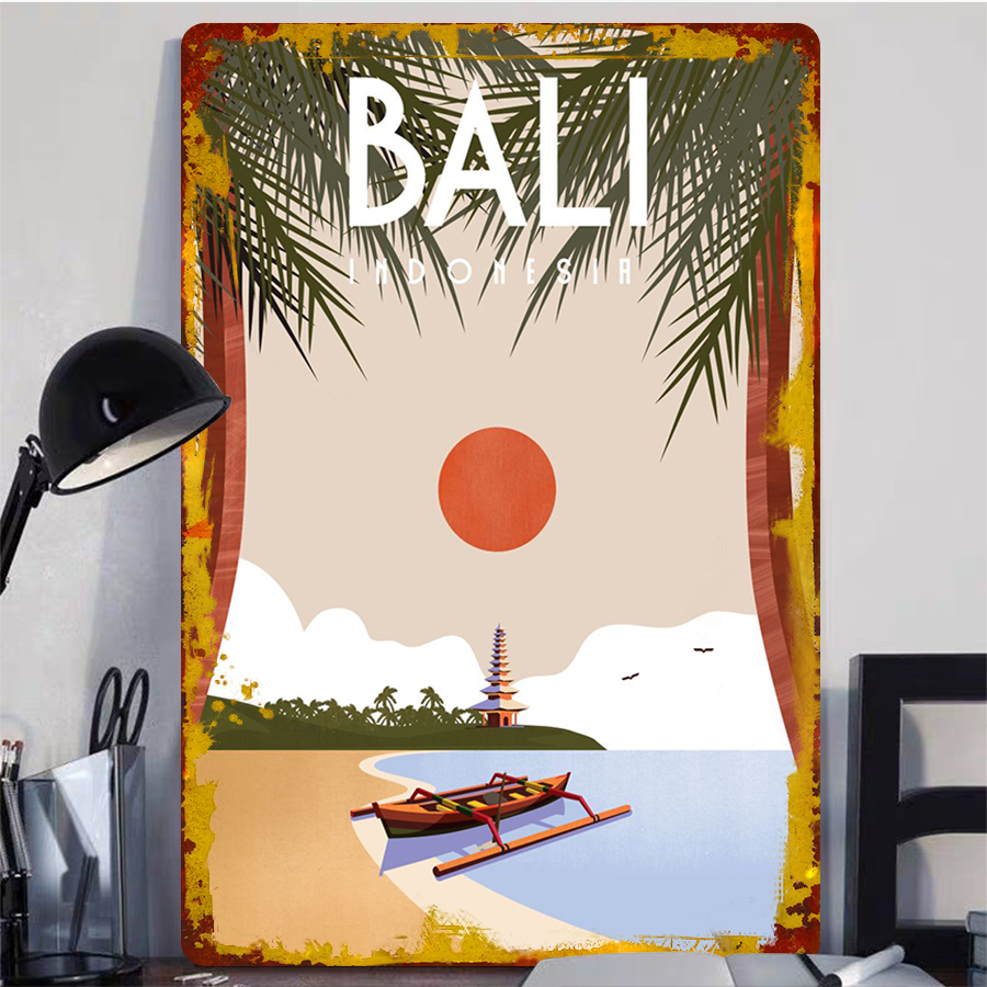 Bali Indonesia Scenery Metal W - مراجعة Home Office Bali وسعره