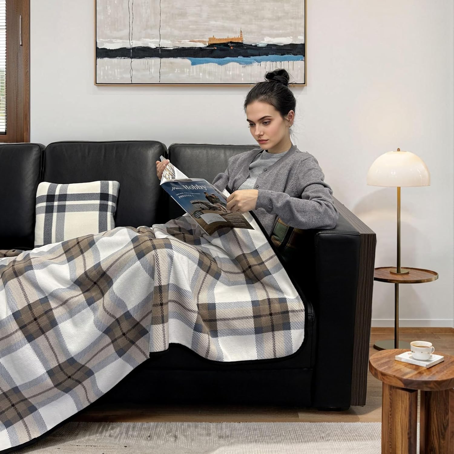 Wearable Blanket Throw Plush F - مراجعة Home Office With Sofa وسعره