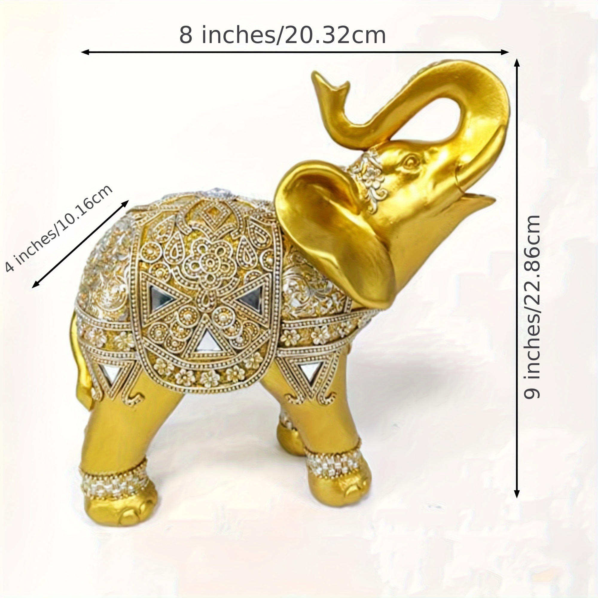 9 Inch Elephant Statue Figurin - مراجعة Home Office Design وسعره