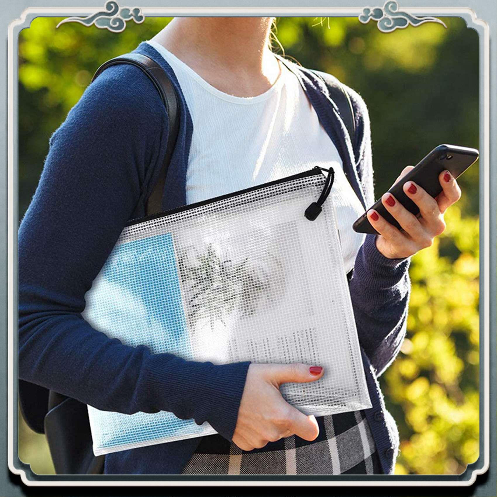 ABIJ-36Pcs Mesh Zipper Pouch D - مراجعة Home Office Bagas وسعره