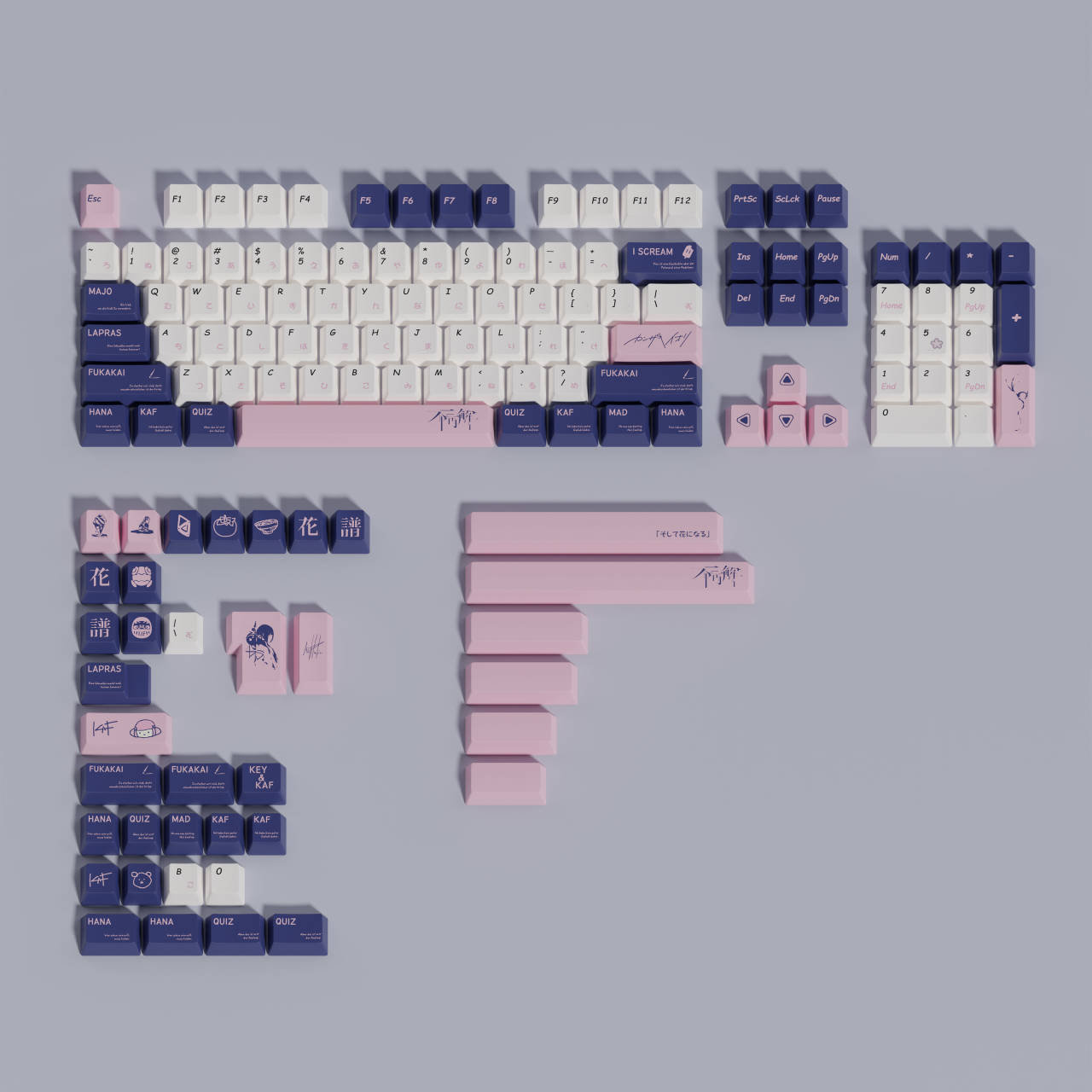 Custom Kaf Keys PBT Keycaps Ch - مراجعة Home Office Layout وسعره