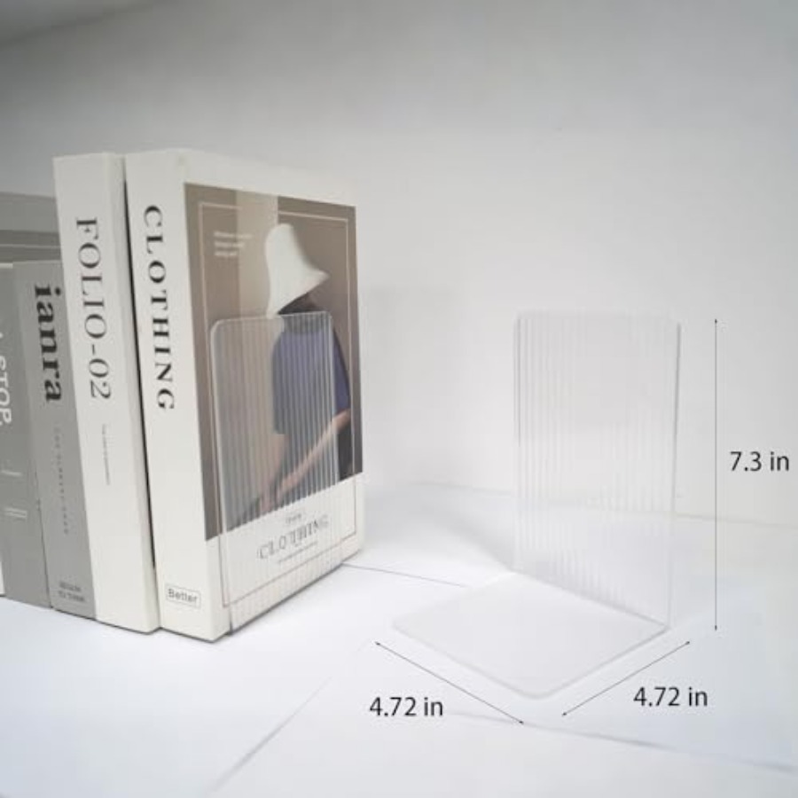 Book Ends for Shelves 6 Pcs Ac - مراجعة Home Office With Bookshelves وسعره