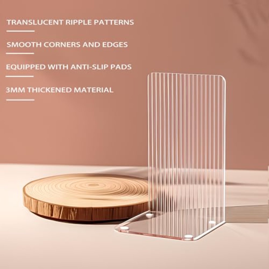 Book Ends for Shelves 6 Pcs Ac - مراجعة Home Office With Bookshelves وسعره