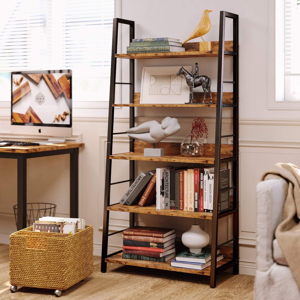 Industrial Bookshelves and Boo - مراجعة Home Office With Bookshelves وسعره
