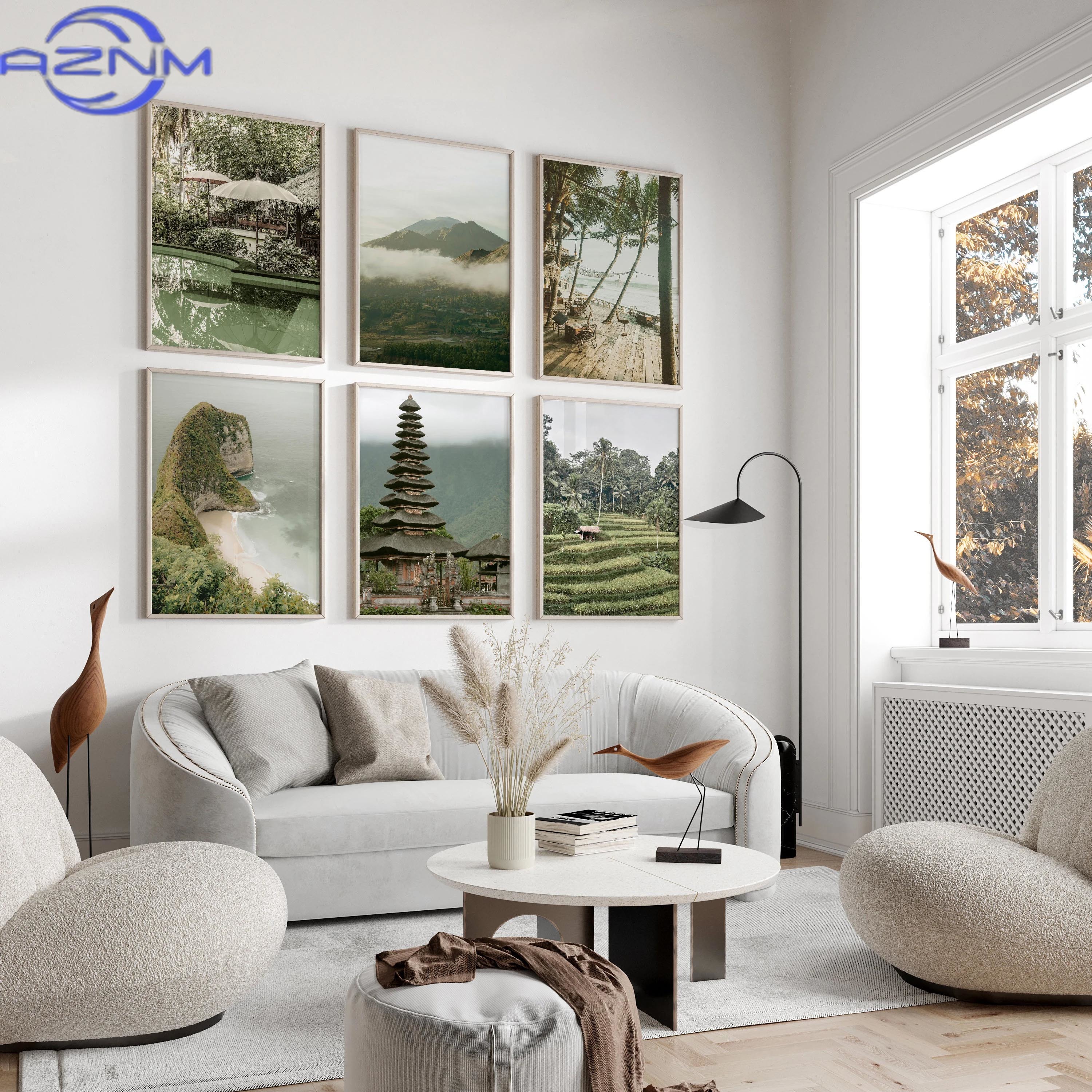 AZNM 1pc Bali Canvas Art Print - مراجعة Home Office Bali وسعره