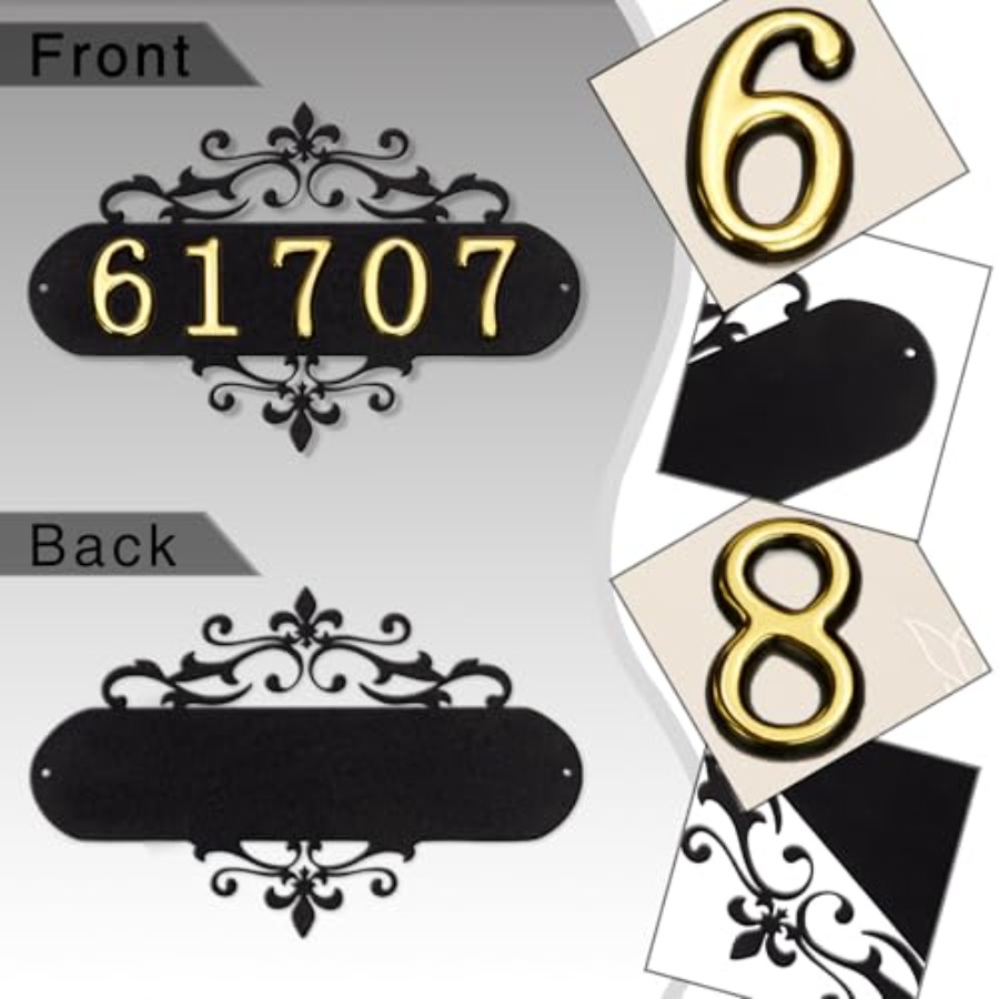 House Numbers for Outside, Met - مراجعة Address Home Office وسعره