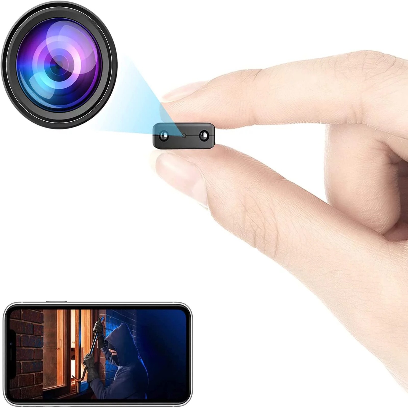Surveillance Cameras Mini Came - مراجعة Home Office With View وسعره