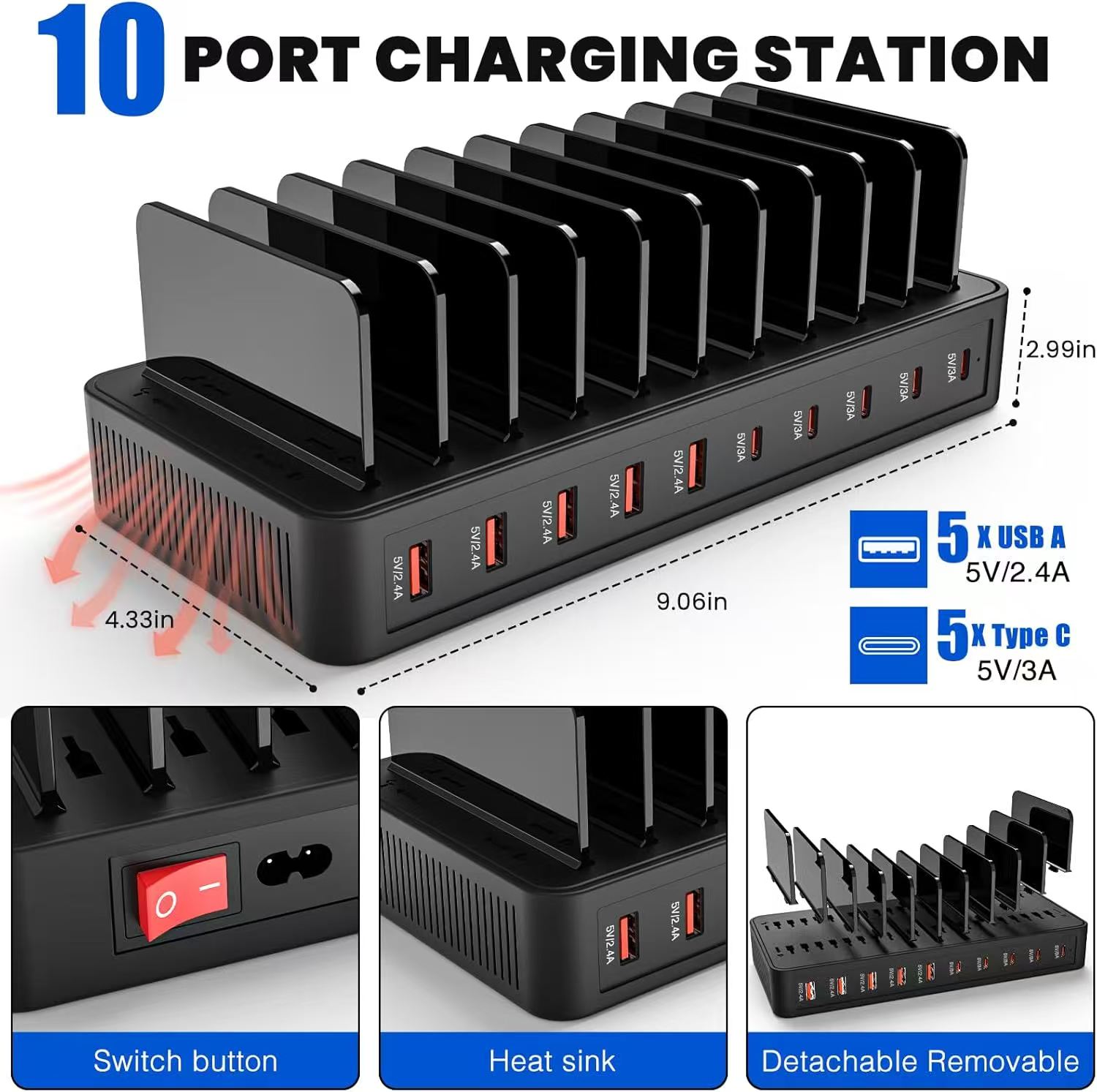 100W Multi-Functional Charger  - مراجعة Home Office Vivo وسعره