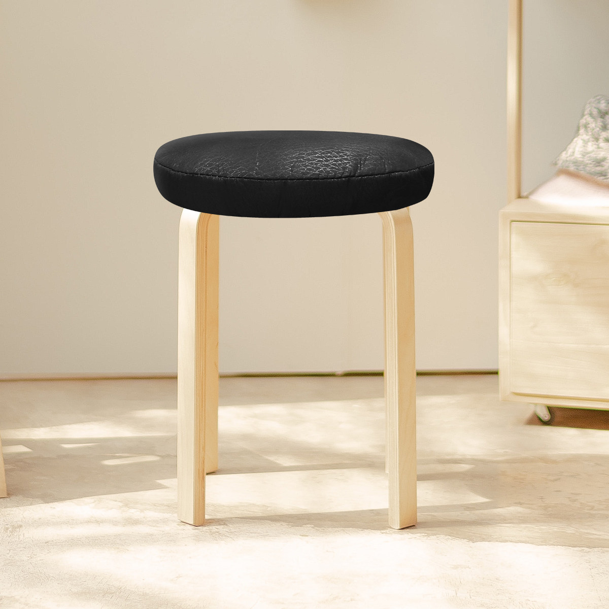 1Pcs Super Round Stool Cover B - مراجعة Home Office With Sofa وسعره
