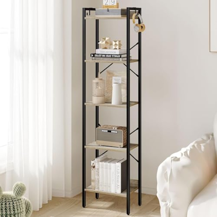 Bookshelf, Book Shelf, Industr - مراجعة Home Office With Bookshelves وسعره