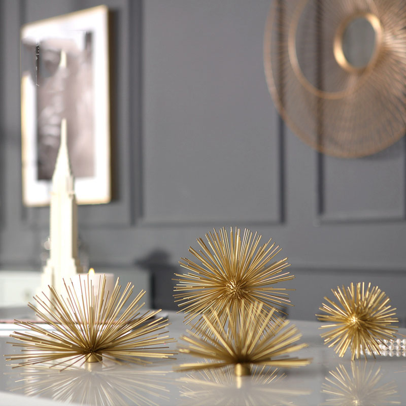 Modern Golden Geometric Metal  - مراجعة Home Office Layout وسعره